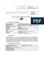 Hoja de Seguridad Hipoclorito de Sodio 5 y 10%