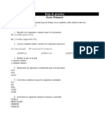 Hoja de Práctica: Sexto Primaria