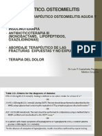 Pie Diabético. Osteomielitis: Dr. Luis F. Castañeda Reyes. Médico Cirujano