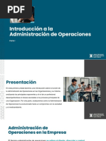 Unidad I - Introducción A La Administración de Operaciones I - Parte I