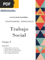 Trabajo Social: Grupo 5