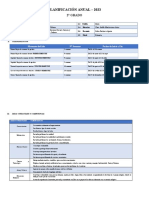 Planificación Anual - 2023: 2° Grado