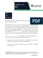 AB-07 Designación Del Responsable Del Sistema de Gestión de Calidad