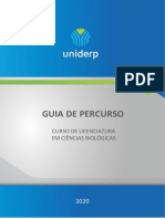 Guia de Percurso: Curso de Licenciatura em Ciências Biológicas