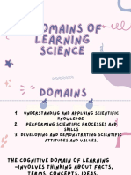 3 Domains of Learning Science