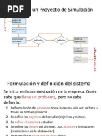 Etapas de Un Proyecto de Simulación