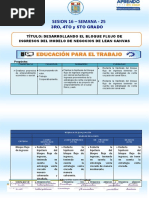 Sesion 16 - Semana - 25: 3ro, 4to Y 5to Grado