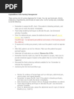 Hydatidiform Mole Nursing Management