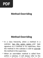 Method Overriding