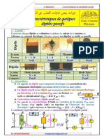 Caractéristiques de Quelques Dipôles Passifs