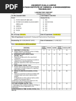 Lab Report Coverpage