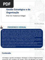 Unidade 1 - Gestão Estratégica e Da Organização