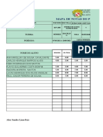 Mapa de Notas Do Primeiro Bimestre