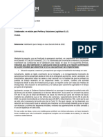 Acta de Trabajo Temporal en Casa