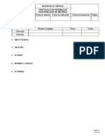 Protocolo de Pruebas de Funcionalidad de Material: Ingeniería de Empaque