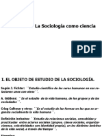 Unidad I:: La Sociología Como Ciencia