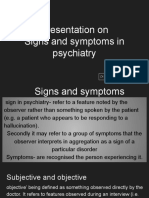 Signs and Symptoms