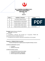 Planificación de Obras - PC2