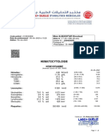 Hematocytologie: Mme ALMUKHTAR Khouloud