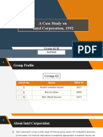 A Case Study On Intel Corporation, 1992: Group-62 (B Section)