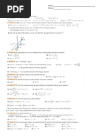 Chap 5.1-5.6 - Test - Review - Precal