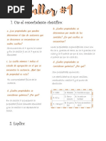 Taller 1 Quimica