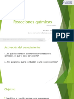 Reacciones Químicas I° Medio