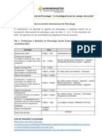 Agenda - Convención Internacional de PSID - CR Suroccidente