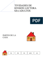 Actividades Decomprensión Lectora para Adultos