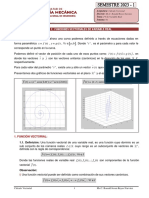 Unidad 1: Funciones Vectoriales de Variable Real: X FT y GT T Ab