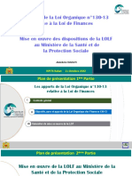 Les Apports de La Loi Organique N°130-13 Relative À La Loi de Finances