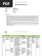 Formato Programacion Anual 2023 - Quinto Secundaria Comunicación