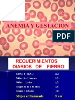 Anemia y Gestacion