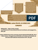 T6 Declaración de Los Derechos Humanos: Asamblea. en Esos Artículos de Constitución, Se Recogieron Los Principios Básicos