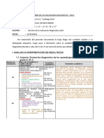 Informe Evaluacion Diagnóstica SL