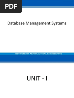 Database Management Systems