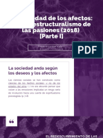 La Sociedad de Los Afectos Por Un Estructuralismo de Las Pasiones (2018)