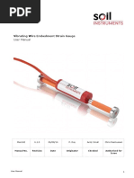 Man142 Vibrating Wire Embedment Strain Gauge