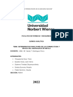 Q.analítica - Informe Grupal Grup #2