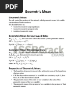 Geometric Mean