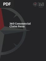 360 Commercial Claim Form