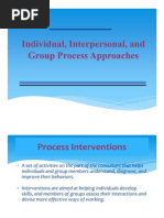 Individual, Interpersonal, Group Process Approaches 2