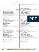 484 Present Tenses Test b1 Grammar Exercises