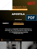 ApostilaSemanaDeClolud Aula1