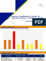 Reporte de Cumplimiento de Platicas de Seguridad 5 Minutos y Resumen de Accidentes