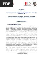 Ruta Metodológica Diplomado Tierras CERE USAID