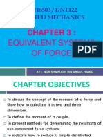 (Applied Mechanics) Chapter 3 - Equivalent Systems of Force