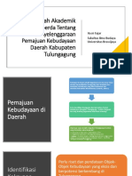 Review Naskah Akademik Dan: Ranperda Tentang Penyelenggaraan Pemajuan Kebudayaan Daerah