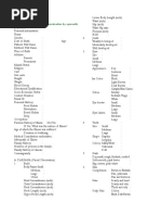 Questionnaire For Prakriti Determination