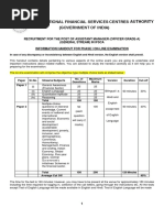 Recruitment For The Post of Assistant Manager (Officer Grade-A) (General Stream) in Ifsca Information Handout For Phase I On-Line Examination